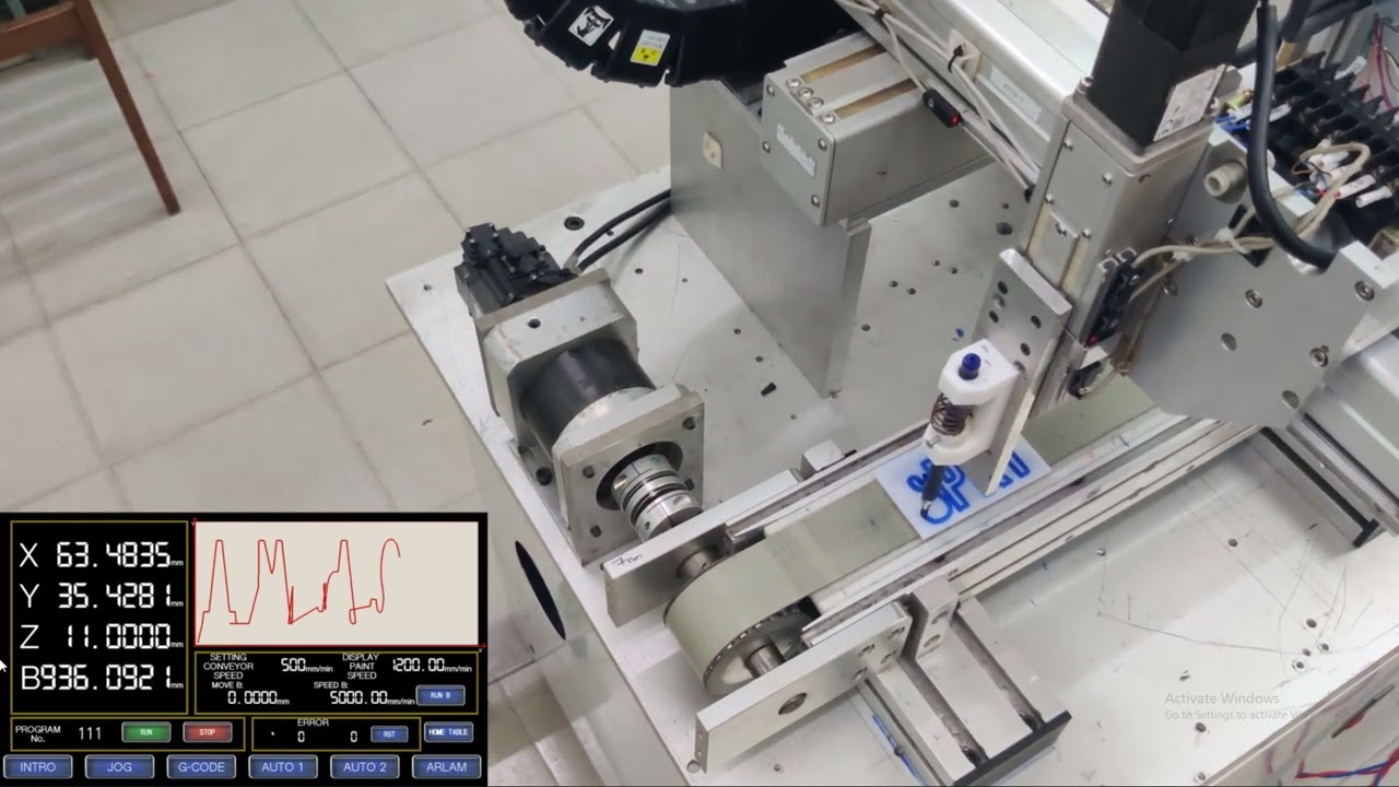 Combination of G-code Control and Synchronous Control