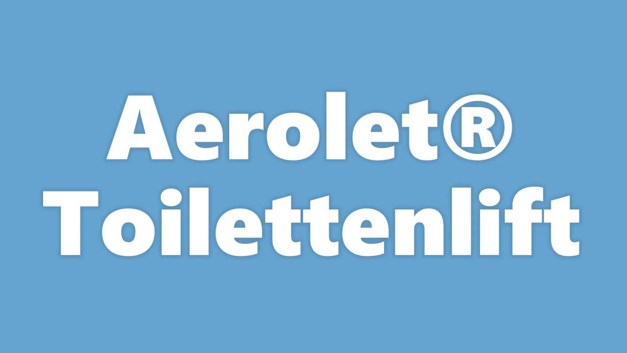 Aerolet® Toilettenlift - Hilfsmittel für Menschen mit Muskelschwäche