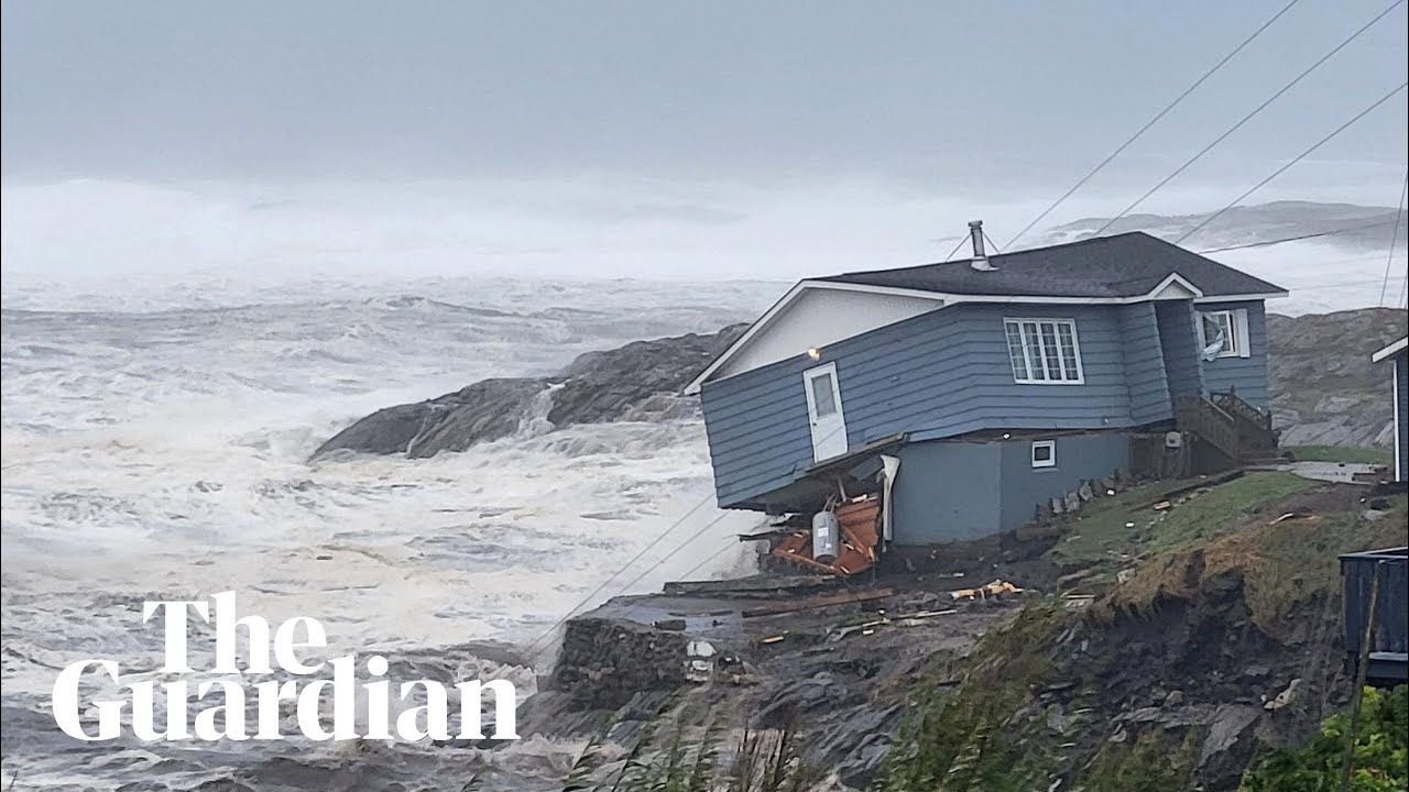 Houses washed away in Newfoundland as Storm Fiona hits Canada
