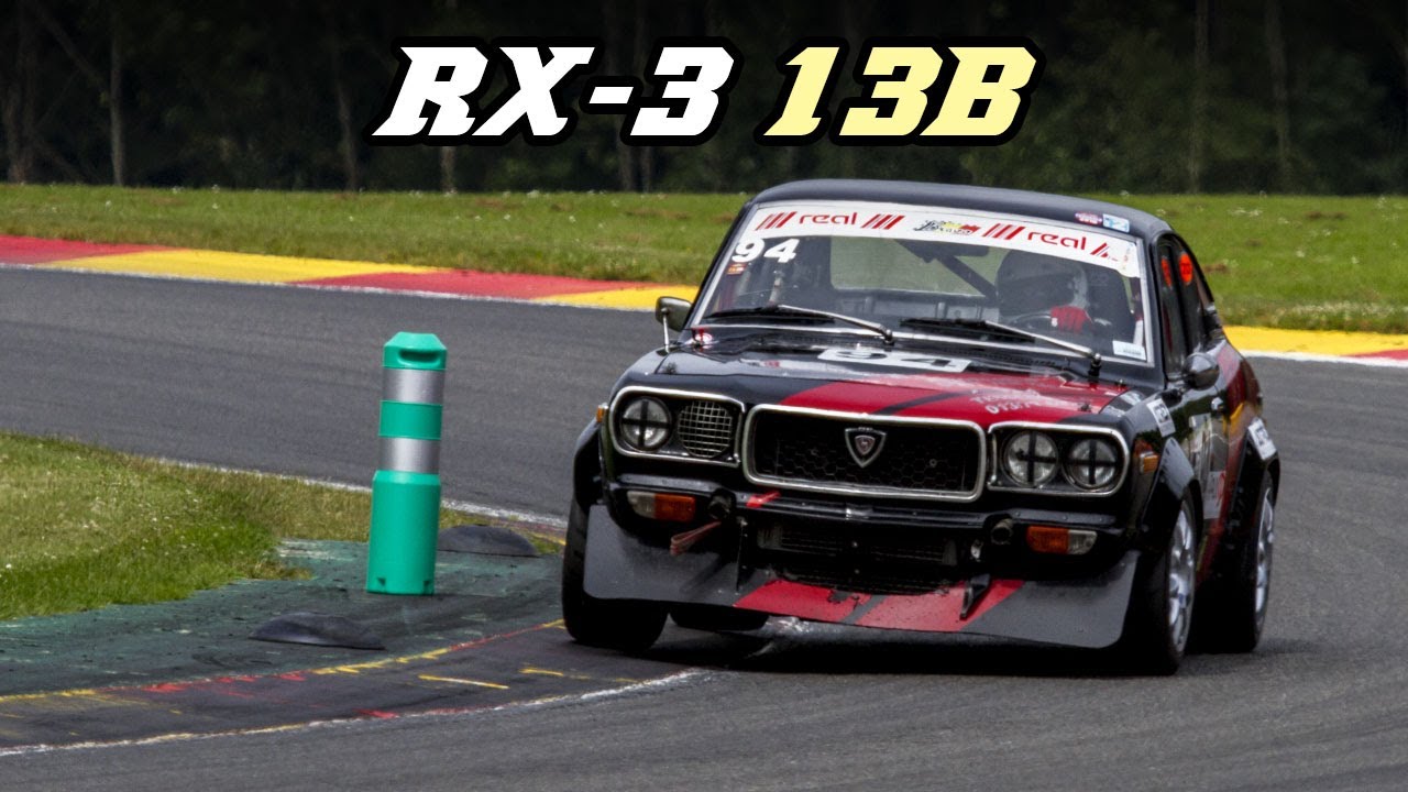 1973 Mazda RX-3 13B historic racecar at Spa 2018