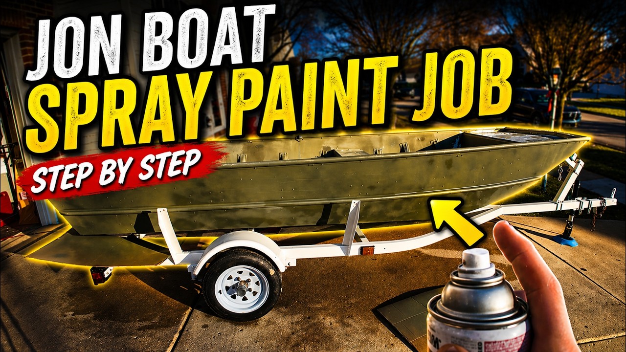 Painting my Jon Boat for $20, Was It Worth It?