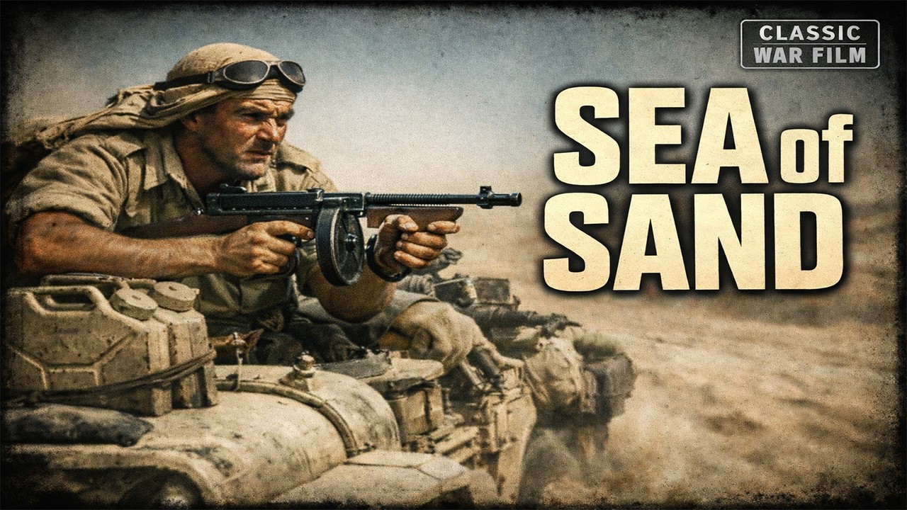 Sea of Sand (1958) | Rare WWII LRDG Desert War Film | Full Movie