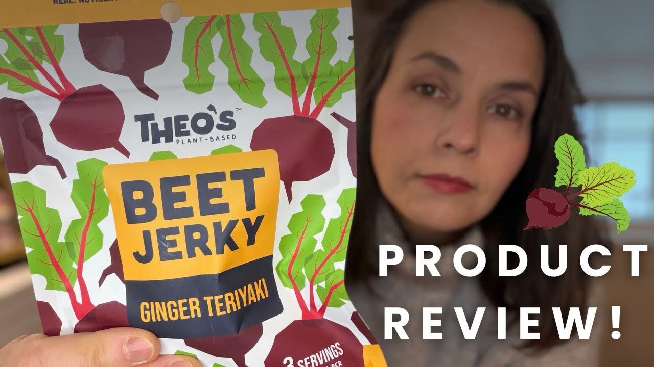 Theo’s Beet Jerkey Review 🫜 Vegan/Plant-based jerkey🪴 