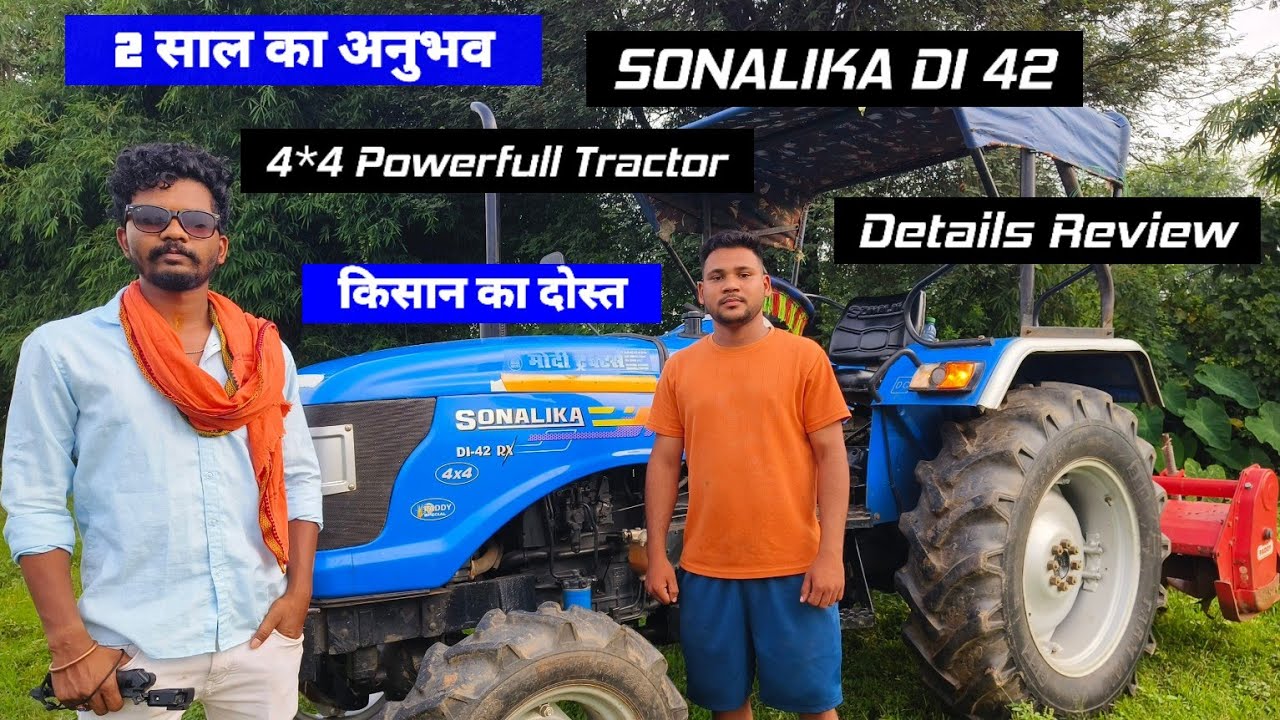 SONALIKA Sikandar DI 42 RX 42 HP Tractor 4*4 Tractor किसान का दोस्त।