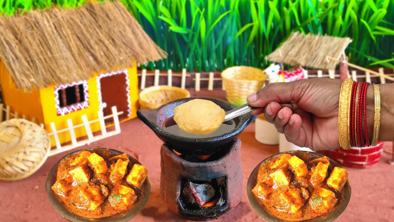 Miniature Paneer Butter Masala | Paneer Butter Masala | Miniature Cooking | The Mini Food Show