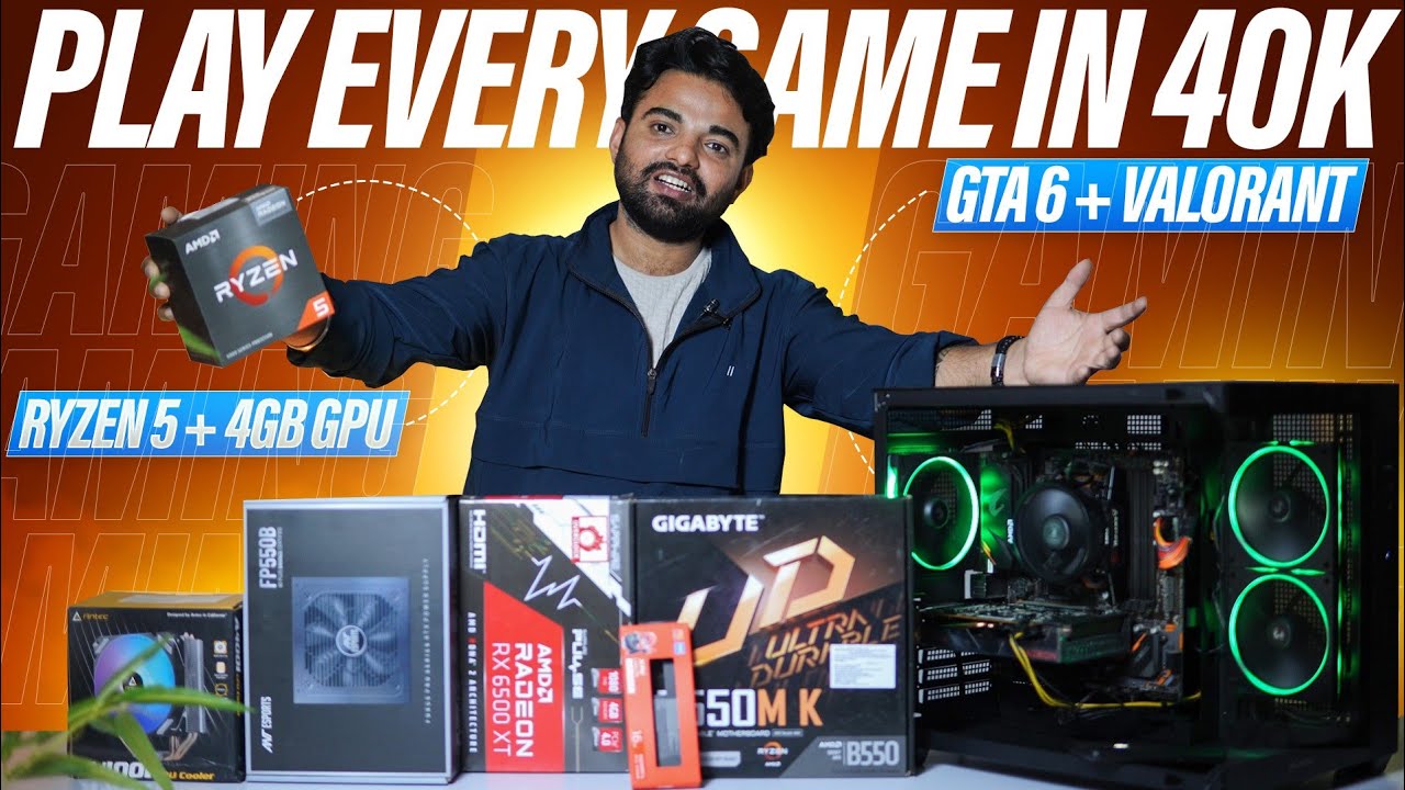 40,000 Gaming PC Build 🔥 GTA 6, Valorant Smooth FPS  Best Budget PC 2026