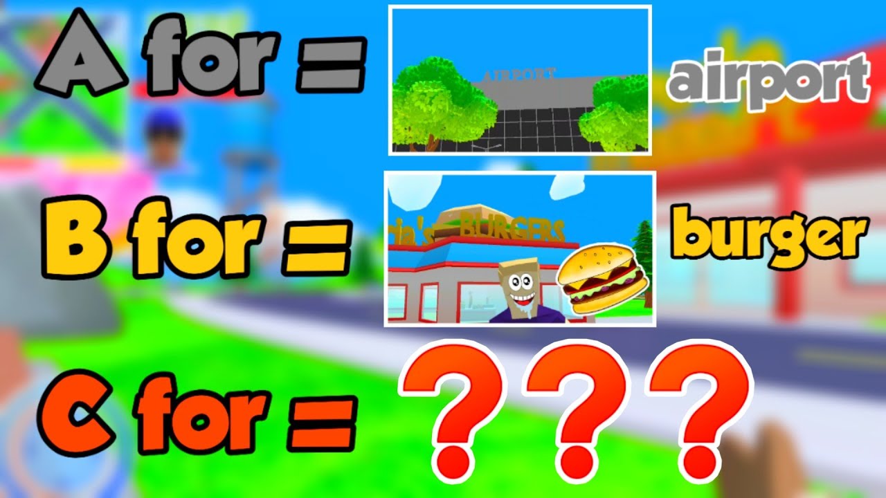 alphabet for things in dude theft wars