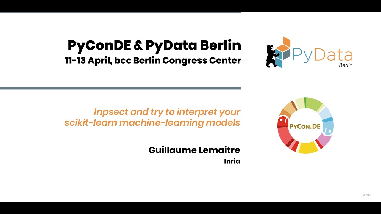 Guillaume Lemaitre: Inpsect and try to interpret your scikit-learn machine-learning models