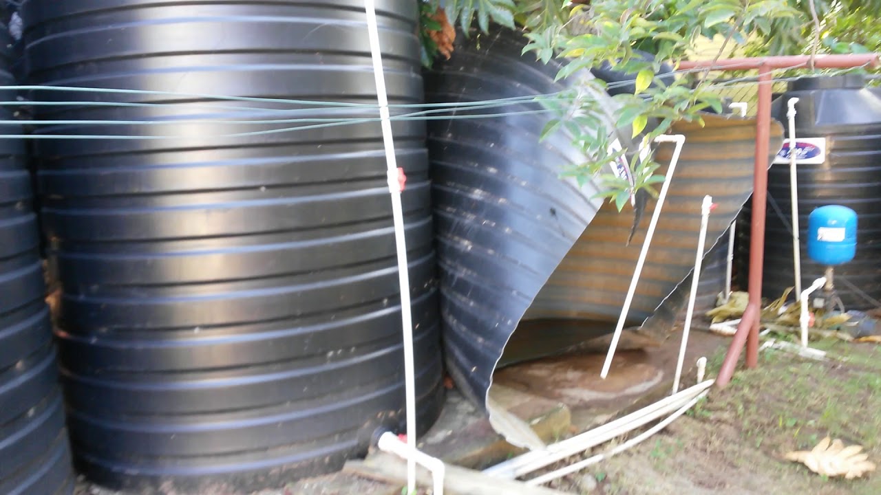 Water Tank Blast: TUFF TANK brand. Be careful(3)