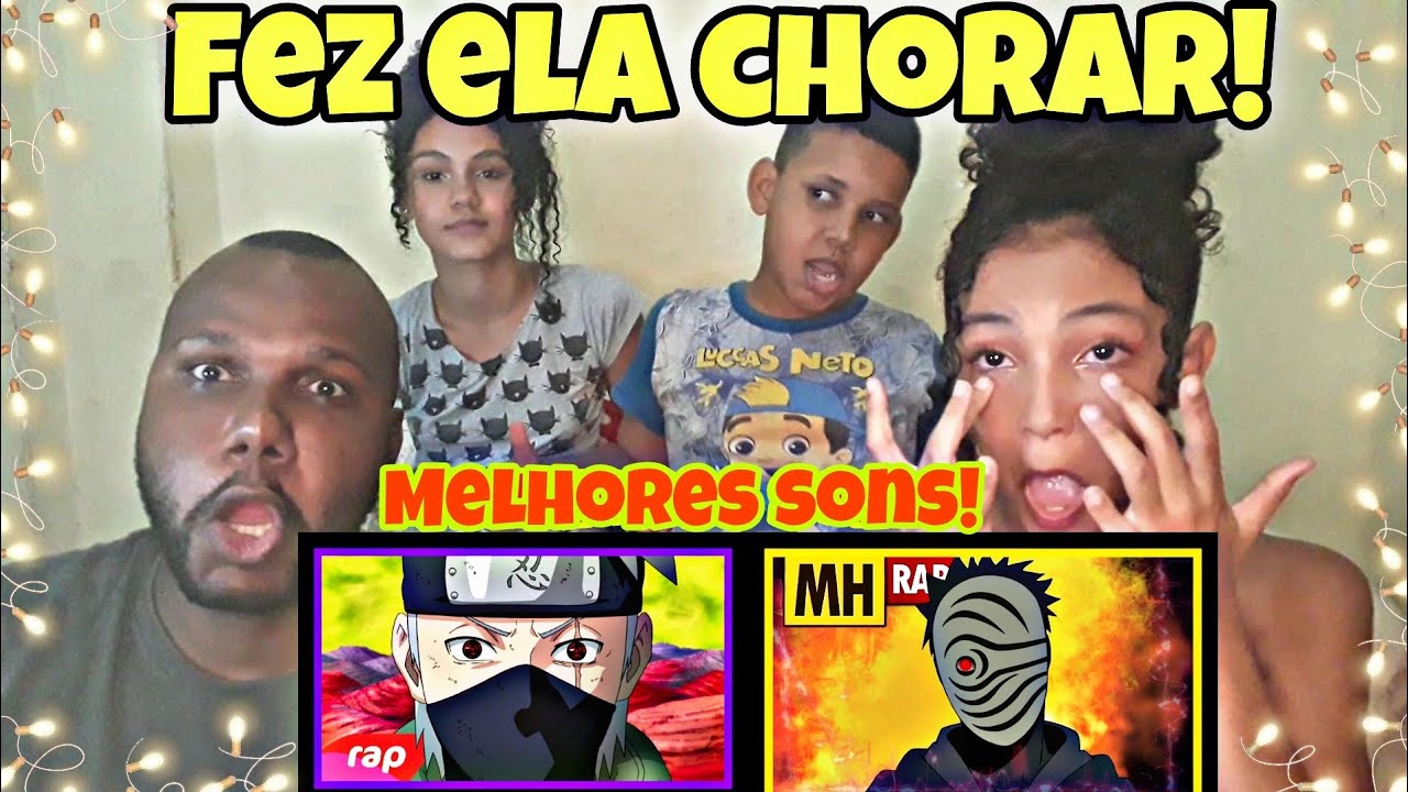 FAMÍLIA in REACT Rap do Kakashi - AQUELE QUE COPIA OS 1.000 JUTSUS |O RAP MAIS INSANO DO OBITO MHRAP