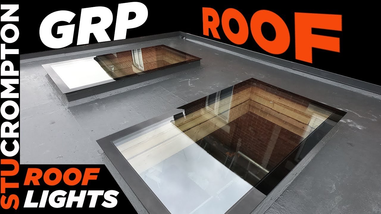Bricklaying - Building Extension - GRP Roof Done and Roof Light Glass installed.