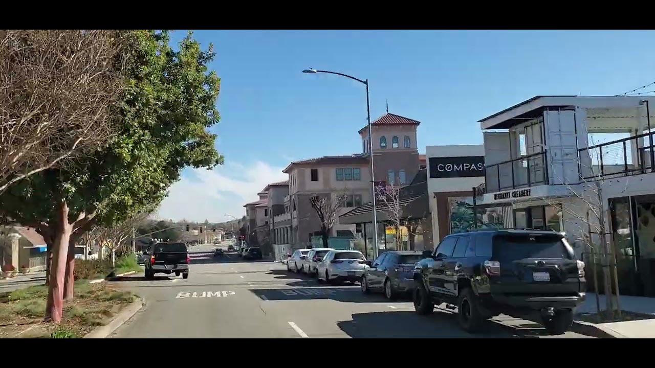 Atascadero, CA 93422, Atascadero California, Driving Main Street,