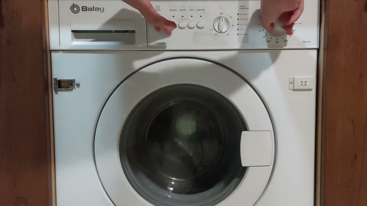 Balay Eurowasher TI840 - All modes of service cycle