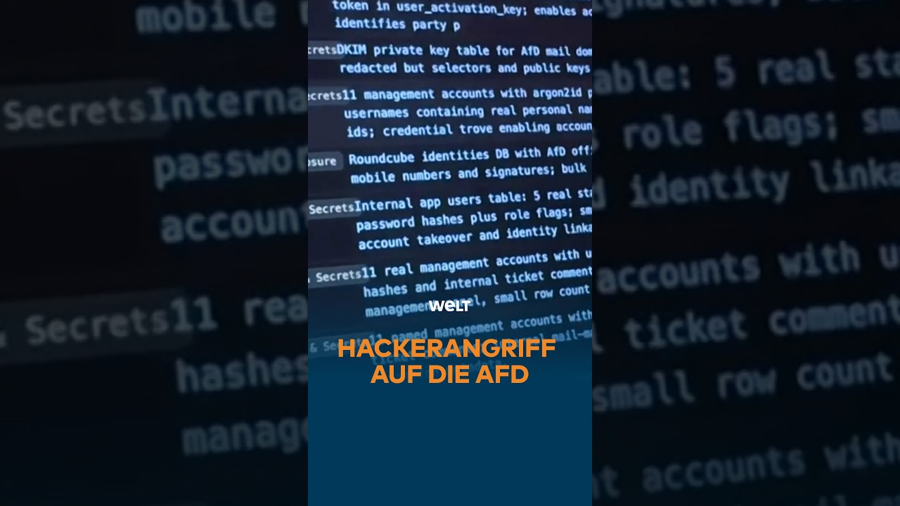 HACKERANGRIFF AUF AFD: Rund 400-Tausend Mails und andere Daten abgeflossen