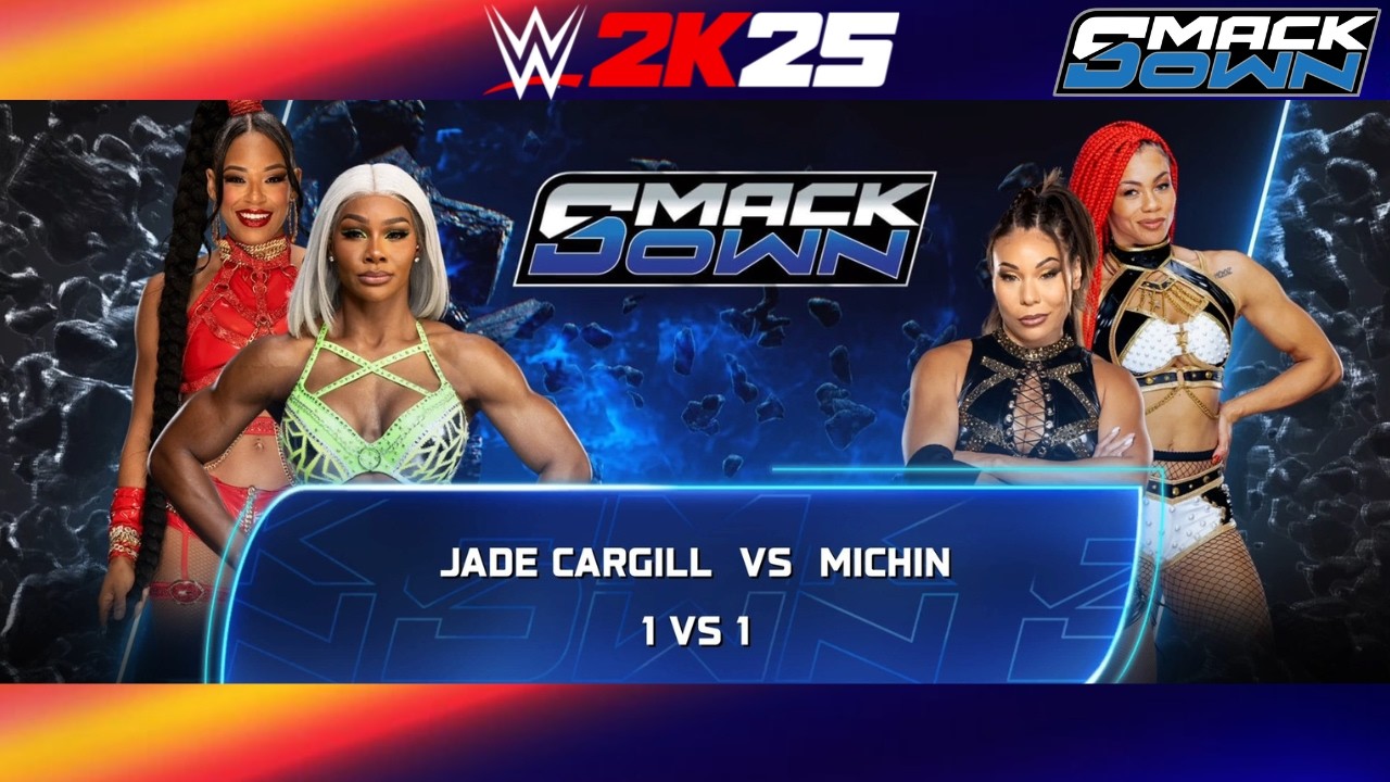 WWE 2K25: JADE CARGILL VS MICHIN | PARTNERS UNLEASHED IN THE RING | SIMULATION