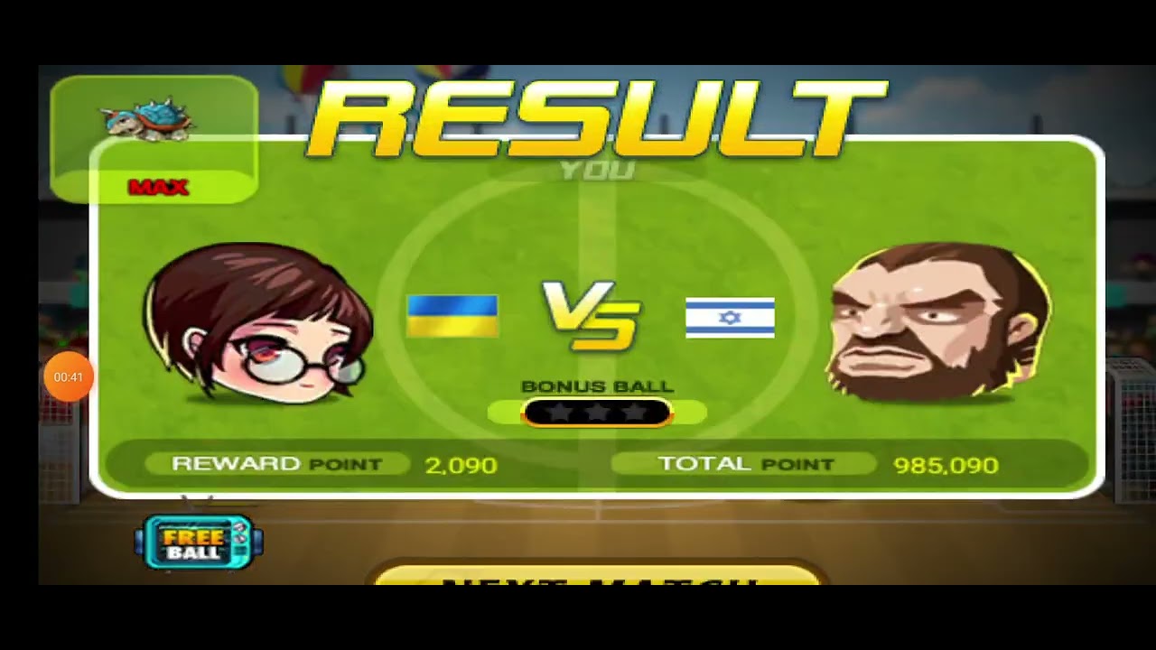 헤드사커 극악의 난이도 노르웨이 획득(서바이벌 70라운드 상처없이 달성) Headsoccer Norway unlock