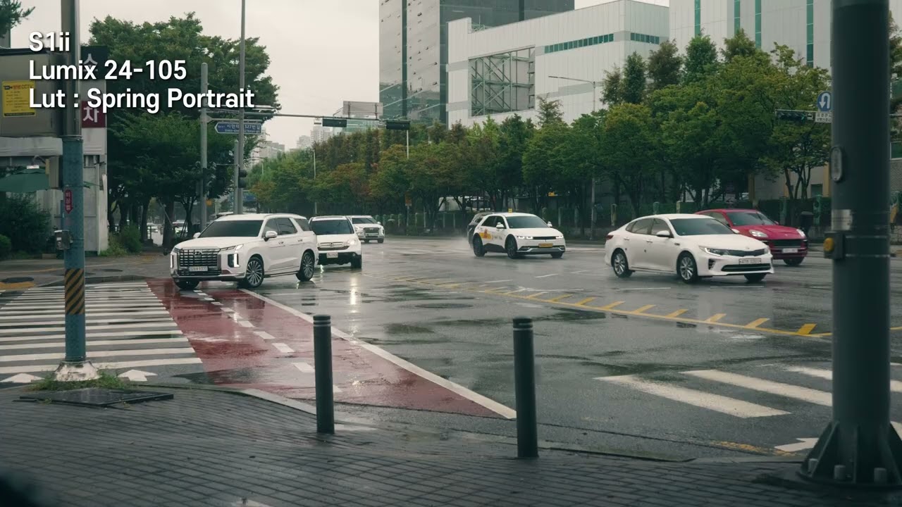 lumix s1m2 real time LUT test (4k 120fps)