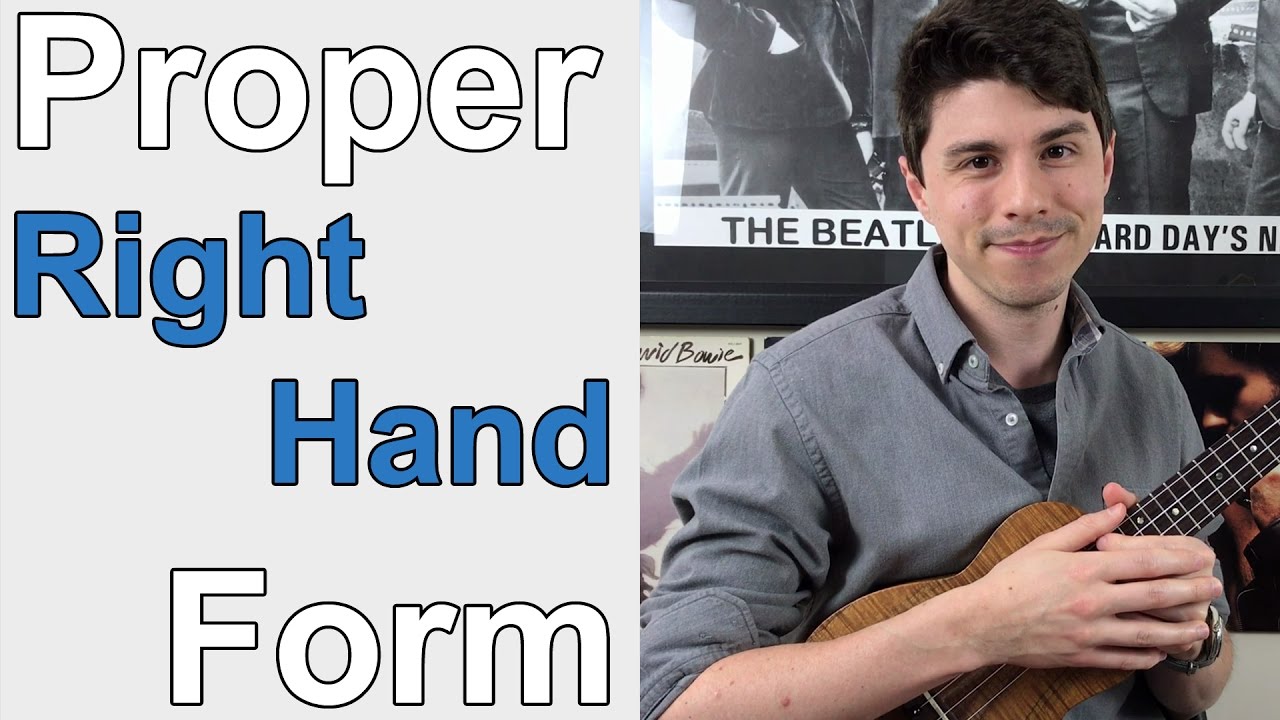 Proper Right Hand Form || Ukulele Fingerpicking Lesson