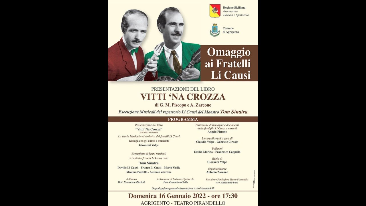 VITTI 'NA CROZZA Omaggio ai Fratelli Li Causi