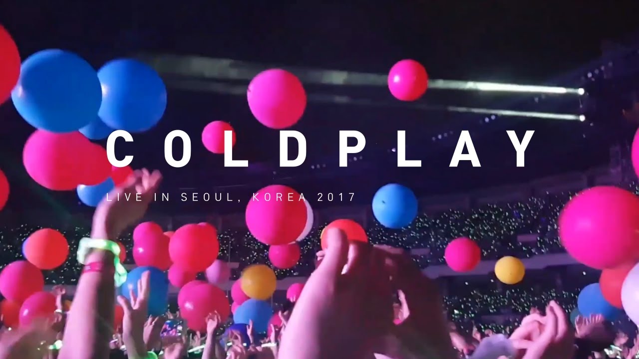 Coldplay live in Seoul, Korea 2017 ㅣ Jamsil Olympic Main Stadium ㅣ Skech film