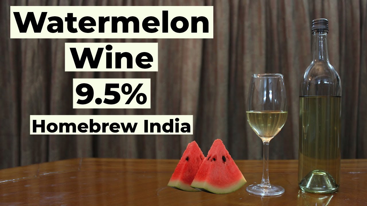 🍉Make Watermelon Wine at Home in 4 Days | Fermentation Recipe | Homebrew India