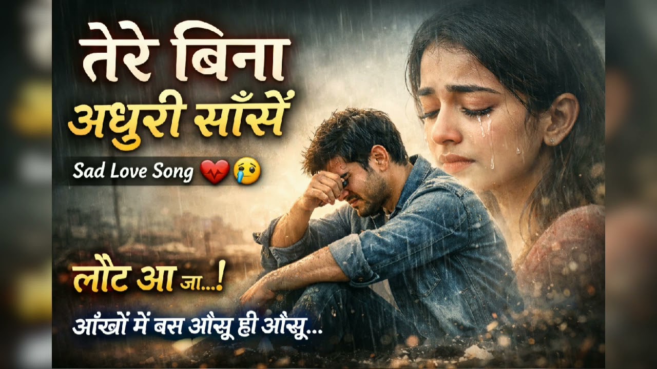 तेरे बिना अधूरी साँसें 💔 | New Sad Love Song 2026 | Heart Touching Breakup Song | Hindi Sad Song