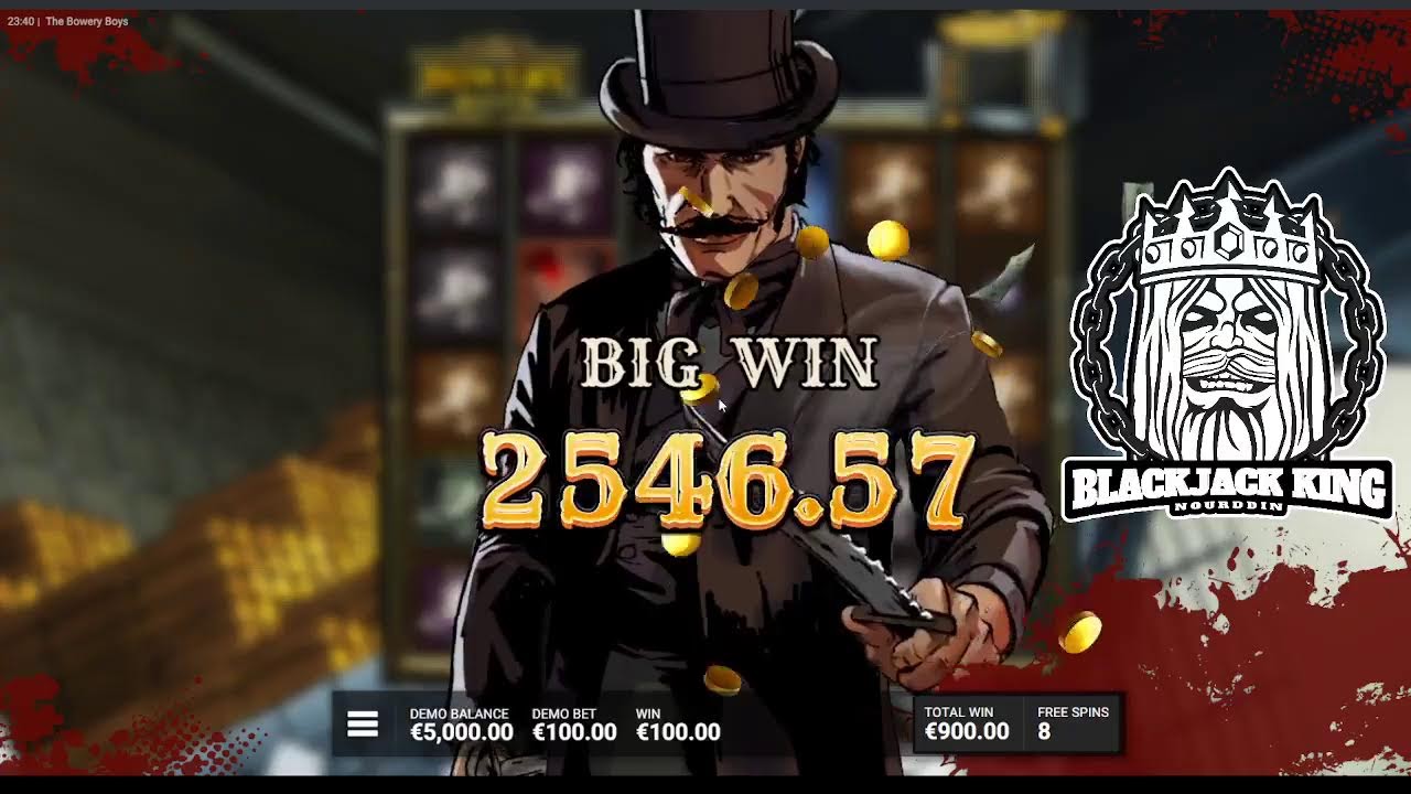 40.000&euro;+ The Bowery Boys Online Casino Slots