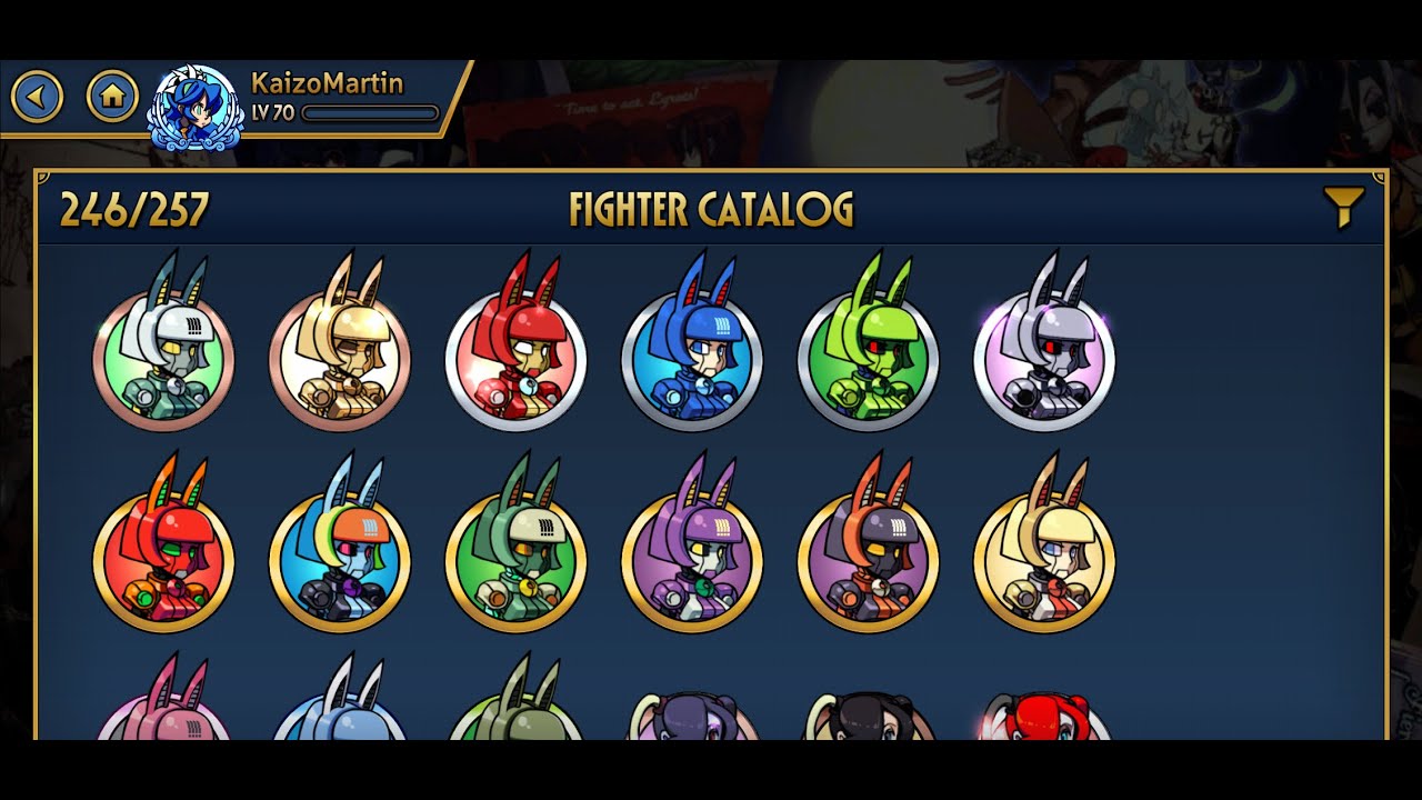 Skullgirls Mobile - Fighters Collection Showcase (2025)