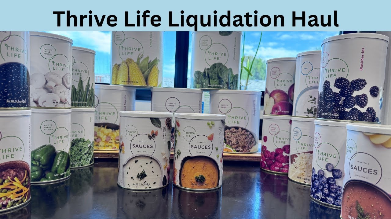 Thrive Life is going out of business | My Thrive Life Liquidation Haul July 2025