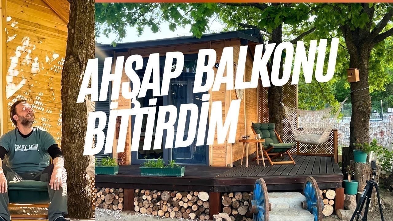 Ahşaptan  Balkonumu Bitirdim