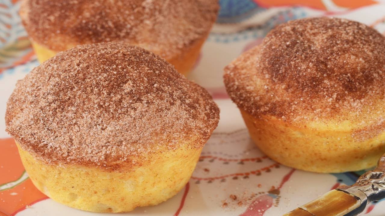 Doughnut Muffins Recipe Demonstration - Joyofbaking.com