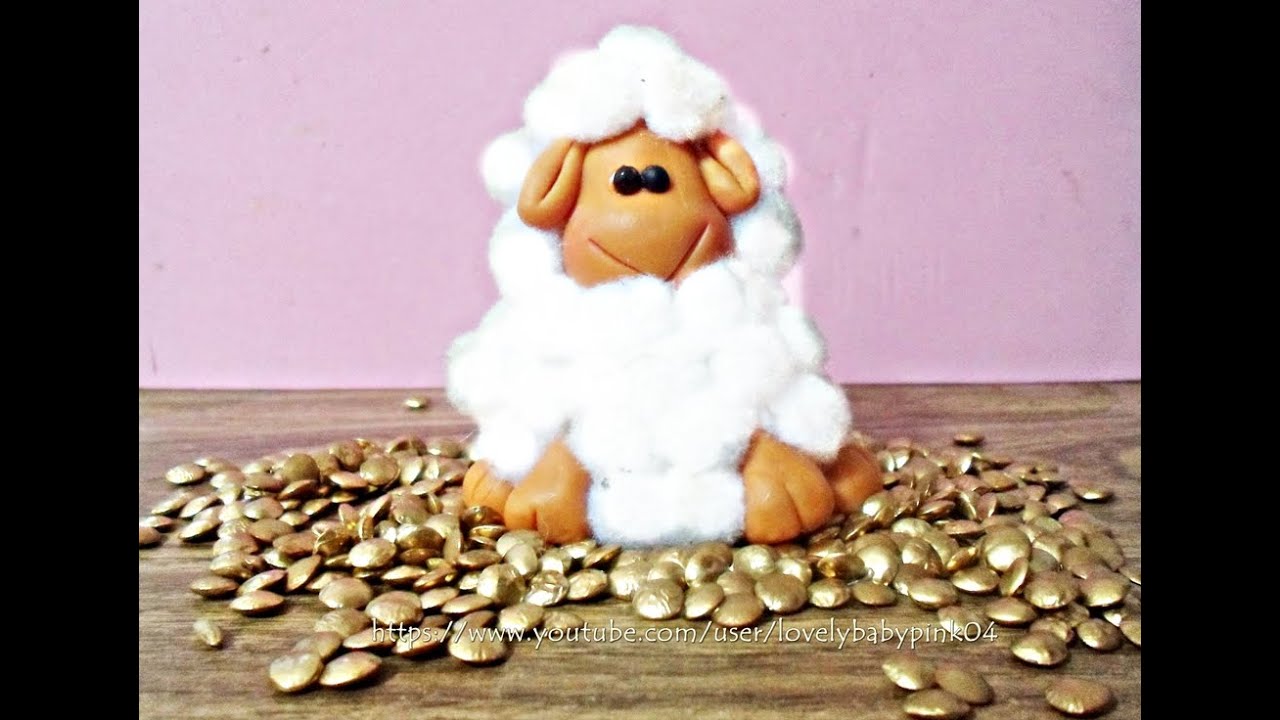 COMO HACER UN BORREGUITO PORCELANA FRIA / COLD PORCELAIN