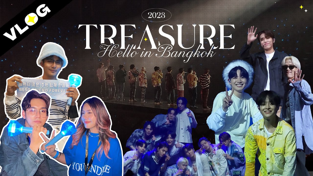 [VLOG_04] แน่นอนว่าฉันใช้แต้มบุญหมดไปกับ #TREASURE_HELLO_IN_BANGKOK แล้ว (ครบปีแล้วจ้า) | SPOP SPACE