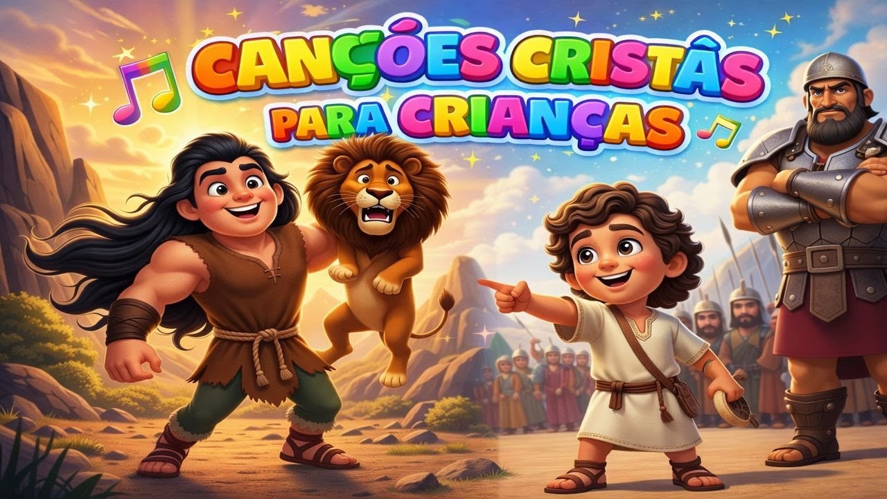 🎶✨ MIX HERÓIS DA FÉ - Música Infantil Cristã Animada | Louvor para Crianças