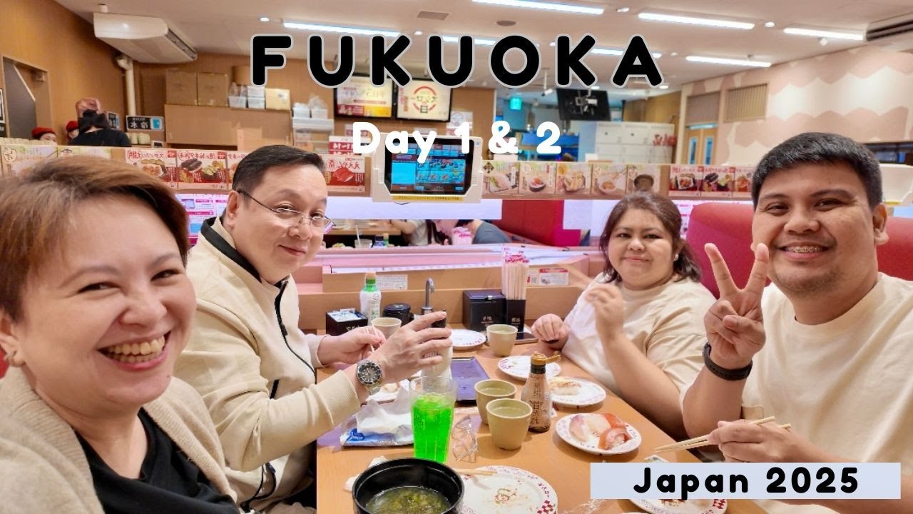 Fukuoka Day 1 & 2 | Our first time | Food Trip | 2025