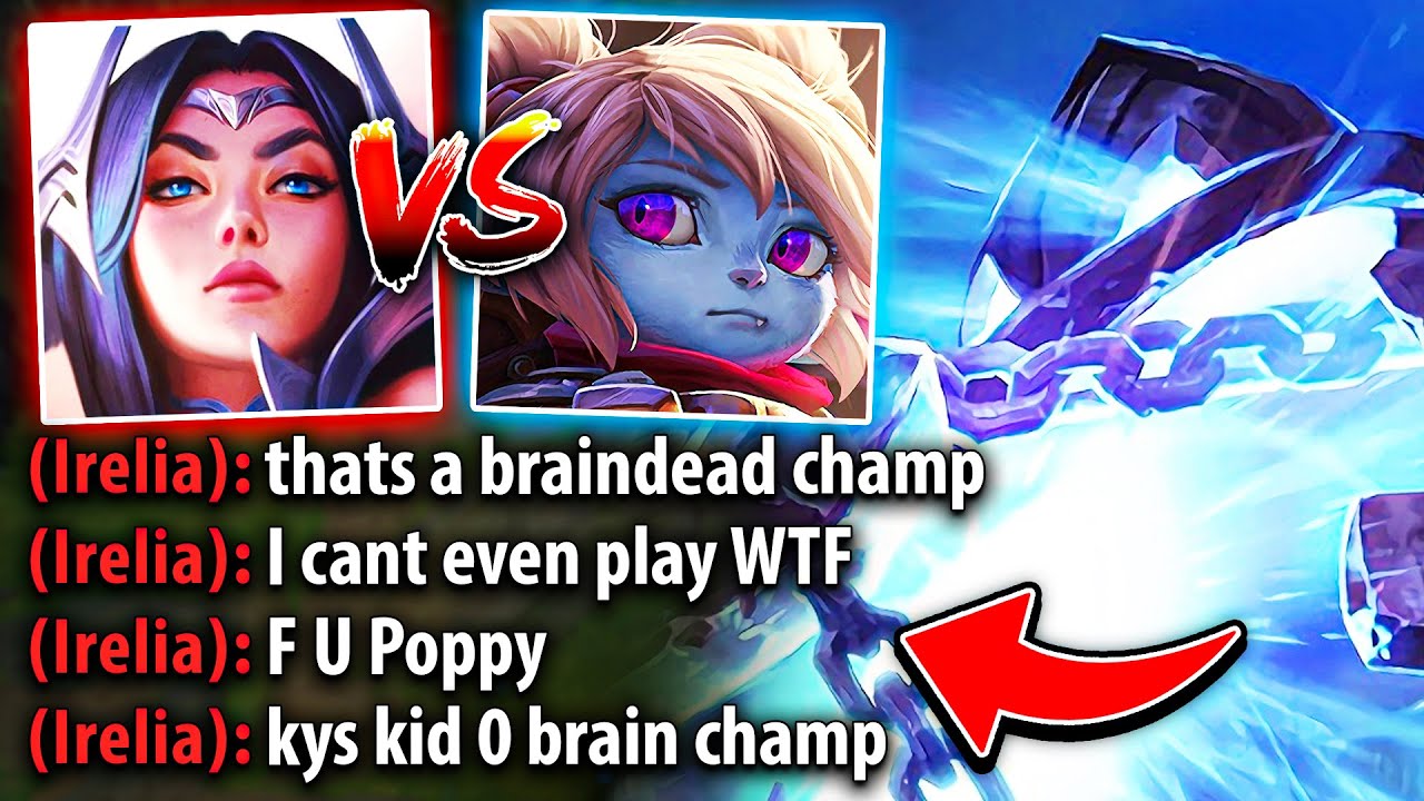 Irelia has a mental breakdown while I do nothing