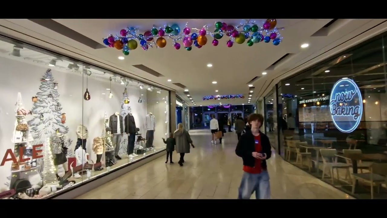 Houndshill Shpping Centre Christmas Lights, Blackpool, Lancashire 🇬🇧