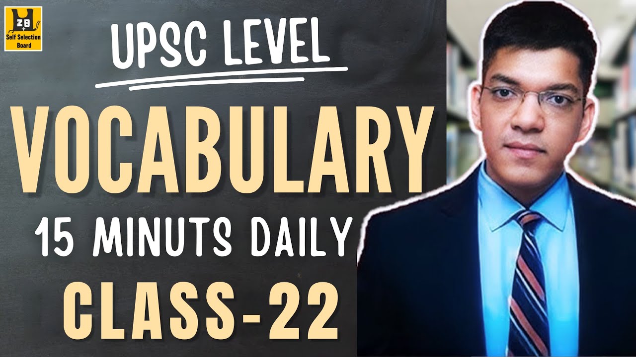 Vocabulary Class – 22 | NDA & CDS 2026 | Basic to Advanced English Class by Shubham Varshney Sir