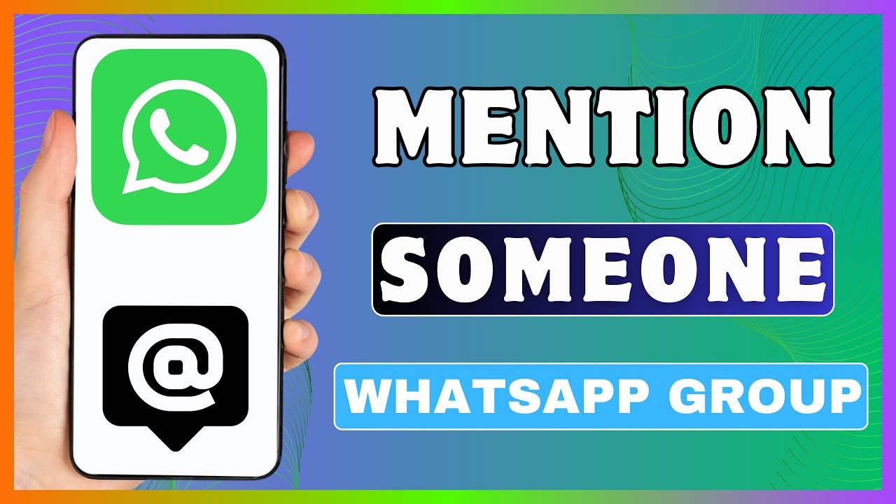 Как упомянуть кого-то в группе WhatsApp | Отметить в групповом чате WhatsApp