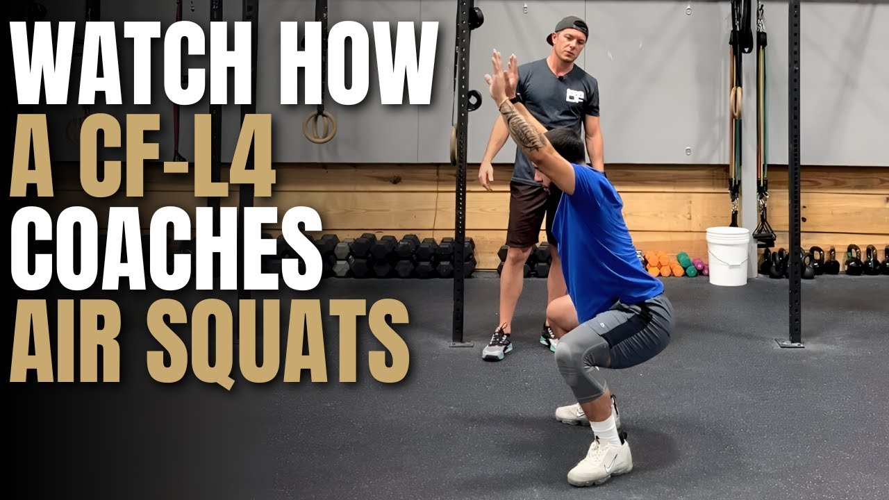 Inside a Training Session on Air Squats with CrossFit Level 4 Coach