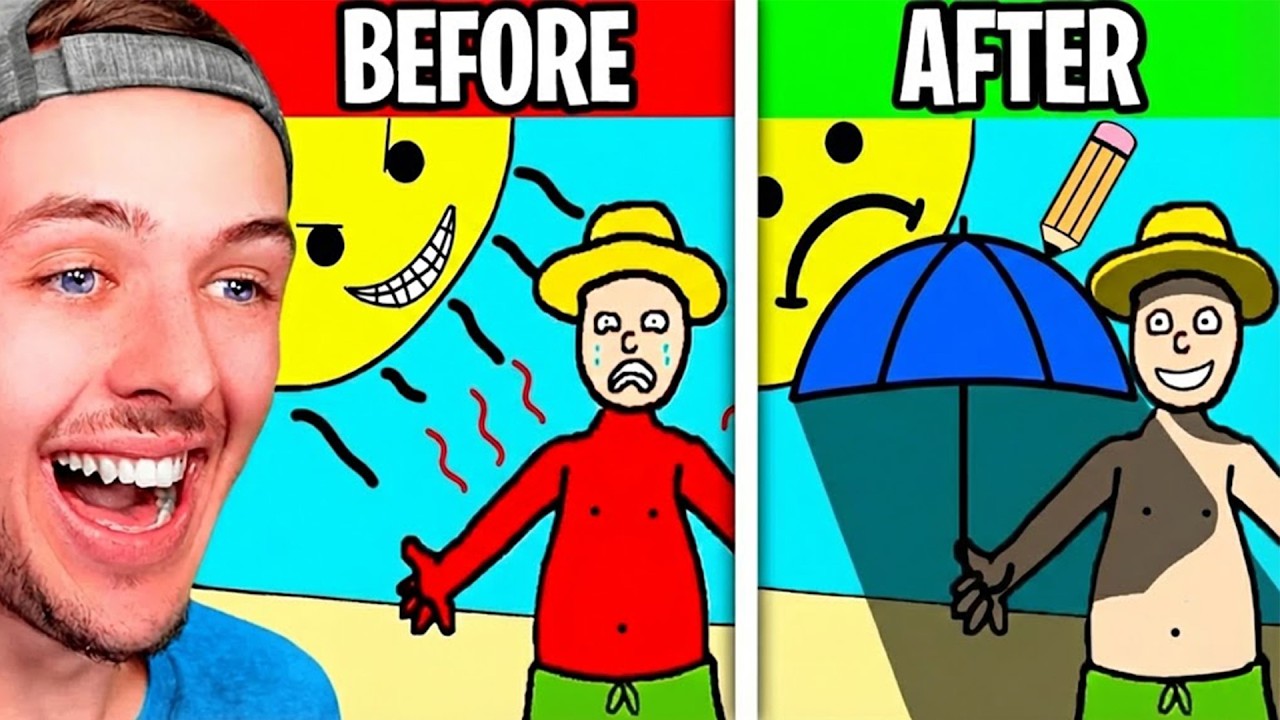 Drawing to SAVE PEOPLES LIVES In Just Draw!