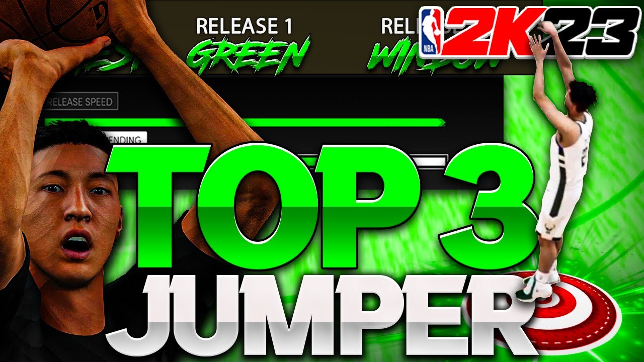 TOP 3 BIGGEST GREEN WINDOW JUMPSHOTS NBA 2K23 NEXT GEN & CURRENT GEN! BEST GREEN LIGHT JUMPSHOT 2K23