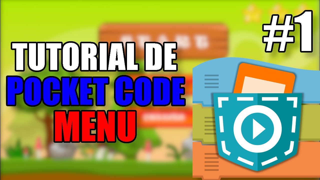 HOW TO MAKE A MENU IN POCKET CODE | Tutorial #1