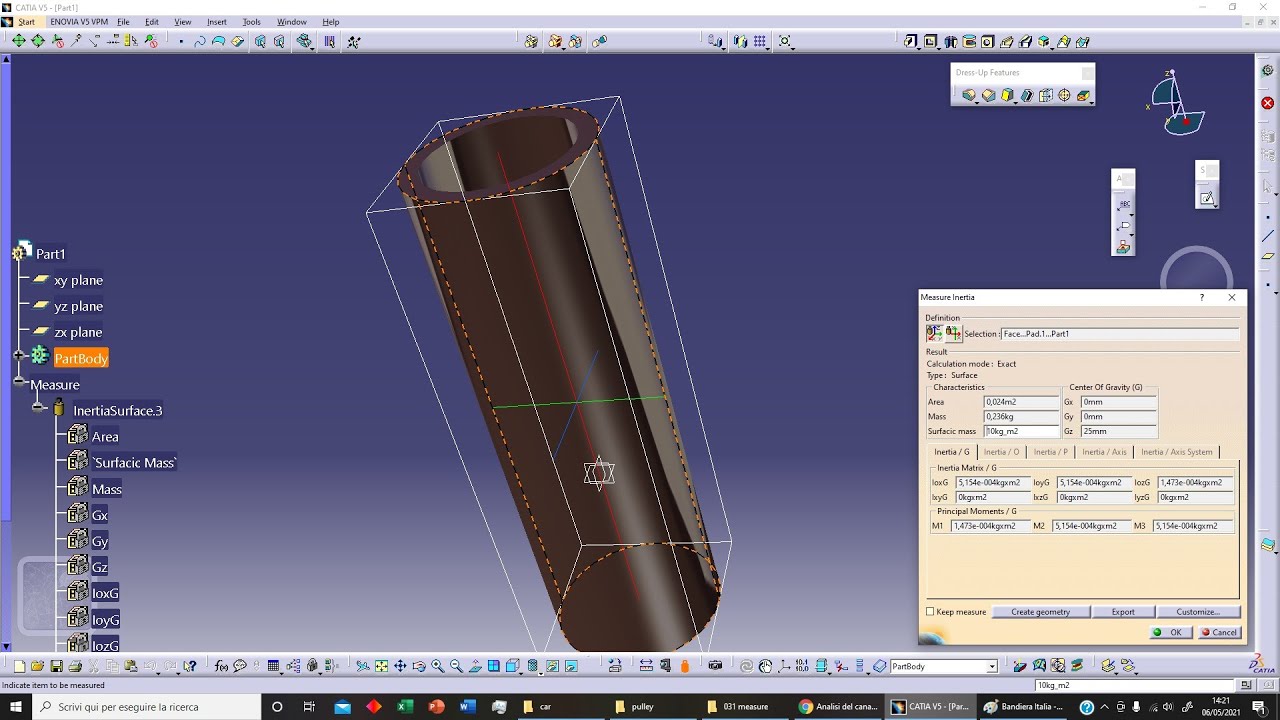Catia v5 031: Measure