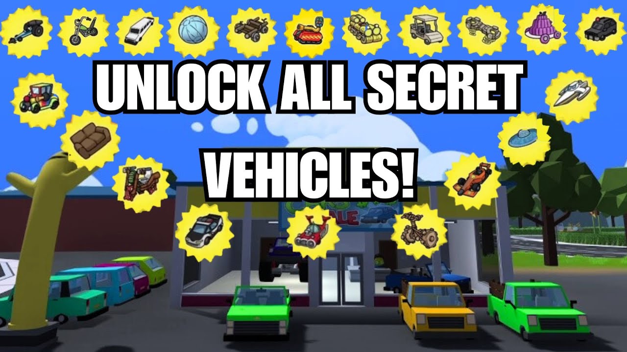 *UPDATED* How to UNLOCK ALL the SECRET VEHICLES in WOBBLY LIFE! Wobbly Life