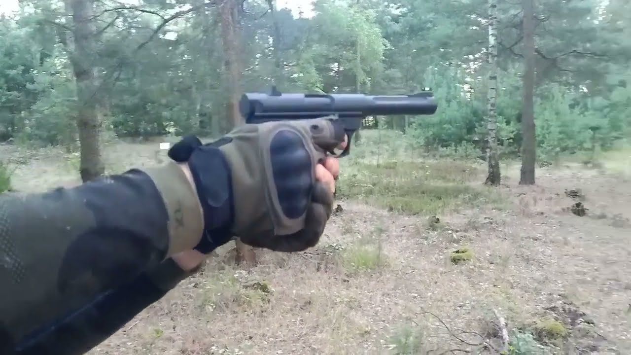 KJ Works - Replika pistoletu Ruger MK2 - CO2 - Czarna - KJW