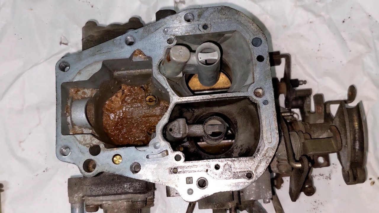 三菱ジープ 整備日記  Jeep J58 No.3 キャブレター分解編② Mitsubishi Jeep carburetor rebuild
