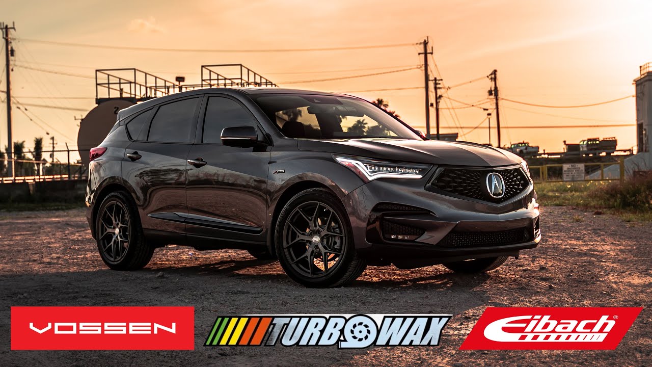 Brand New 2021 Acura RDX A-Spec - How to Ceramic Coat wheels | Vossen HF-5 | Eibach Lowering Springs