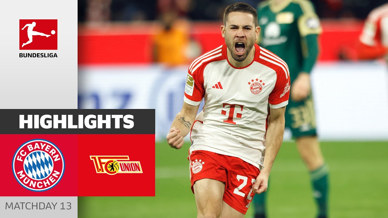 Guerreiro's Goal Makes The Difference! | Bayern M&uuml;nchen - Union Berlin | Highlights | Bundesliga