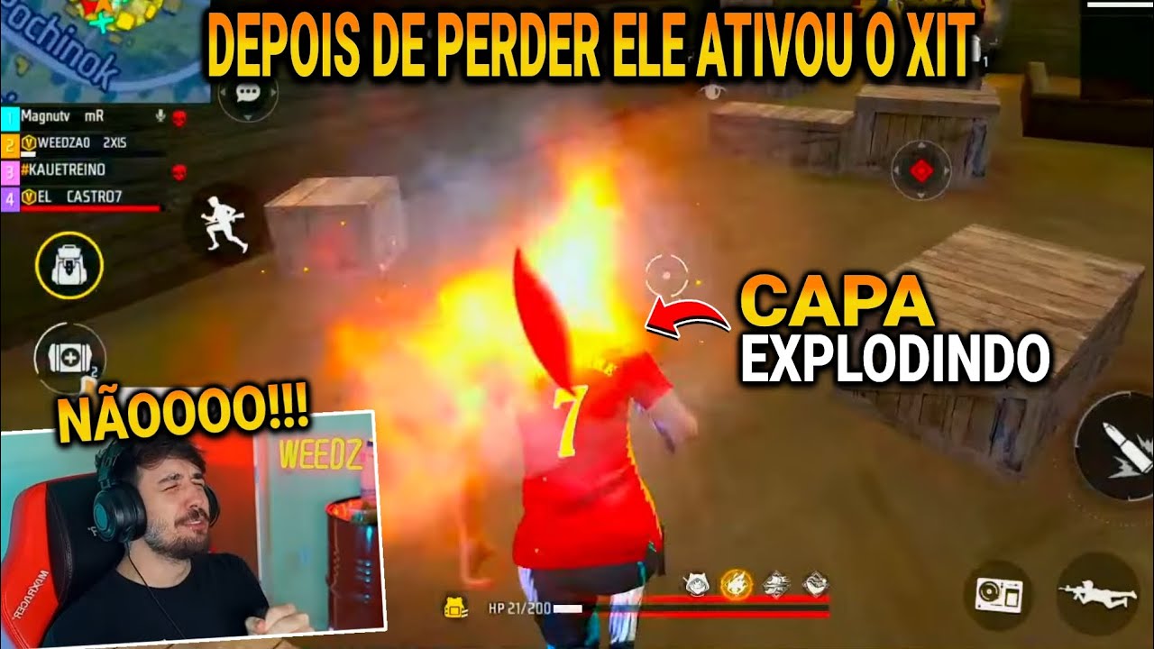 WEEDZÃO ENCONTRA 2 XITERS NO MESMO SQUAD! ESSE XITER ACABOU COM A SALA DEPOIS DE PERDER ROUNDS!